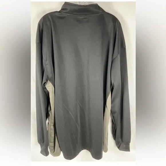 Profile Varsity Purdue Men’s Size 2XLT Black Quarter Zip Pullover Shirt NWT - Picture 3 of 8